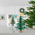 thumbnail image 1 of 24 Day Christmas Countdown DIY Wooden Advent Calendar with 36 Ornaments for Festive Decorations and Holiday Cheer, 1 of 4