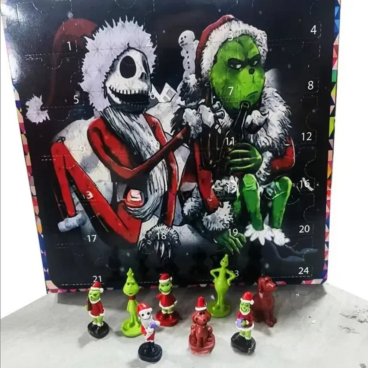 24 PCS Christmas Halloween 2024 Advent Calendar Box Anime Figures Children  Toys Kids Christmas Gift Box - AliExpress