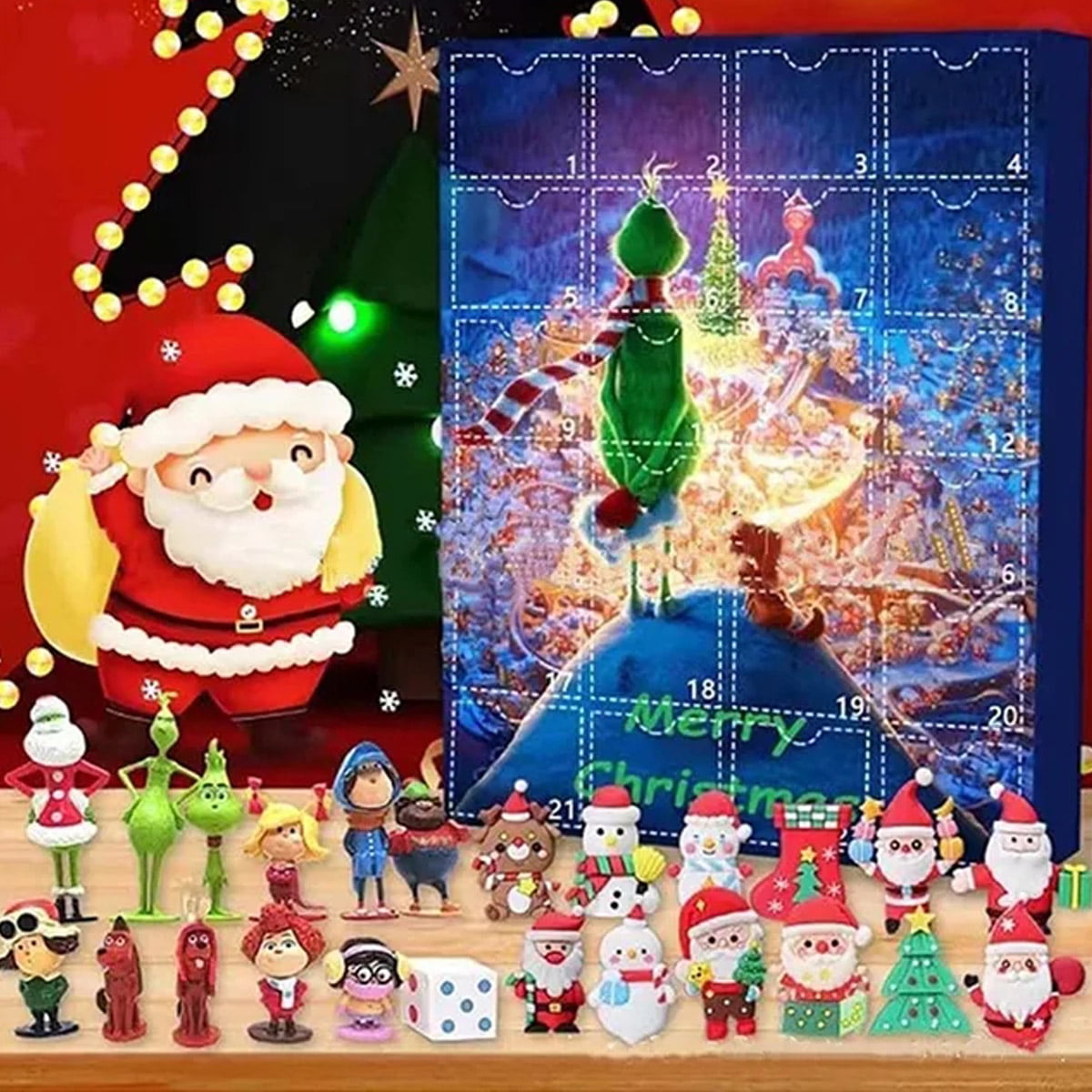 24 PCS Christmas Halloween 2024 Advent Calendar Box Anime Figures Children  Toys Kids Christmas Gift Box - AliExpress