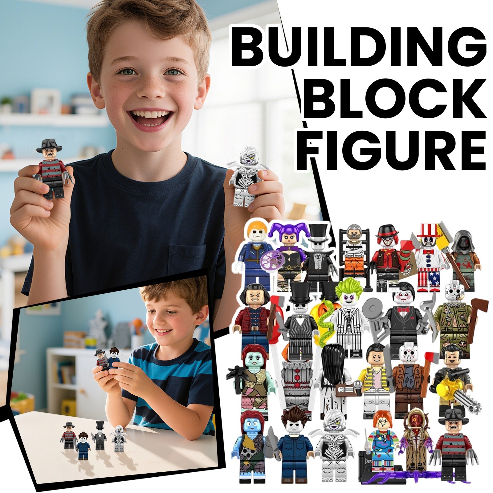24-Day Horror Theme Building Block Calendar - Blind Box Advent Calendar ...