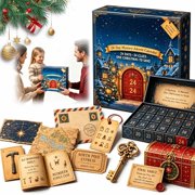24 Day Mystery Adventure Advent Calendar, Interactive Escape Room Puzzle Game, Detective Clues & Storyline, Christmas Countdown Game Holiday Gift