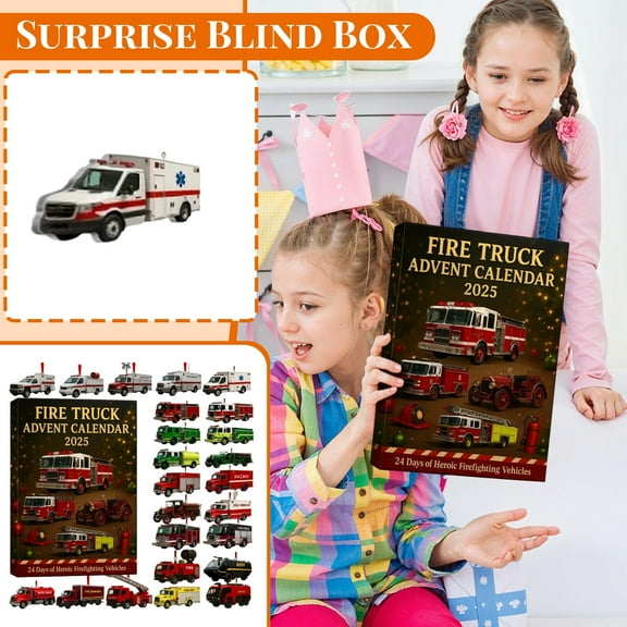 24-Day Surprise Advent Calendar, Christmas Countdown Calendar with 24 Gifts and Toys, Holiday Home Display for Festive Season