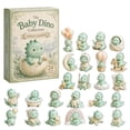 thumbnail image 1 of 24 Days Baby Dinosaur Pendant Christmas Advent Calendar 2026, Get One Dino‑Theme 2D Pendant Decor Every Day, Xmas Countdown Calendar Blind Box, Christmas Gifts, Christmas Decorations for Tree, 1 of 8