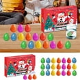 thumbnail image 1 of 24 Days of Christmas Countdown Toys,Dinosaur Countdown Calendar Dinosaur Egg Advent Set for Decoration Party Classroom School Activity Holiday Surprise Christmas Gifts, 1 of 6