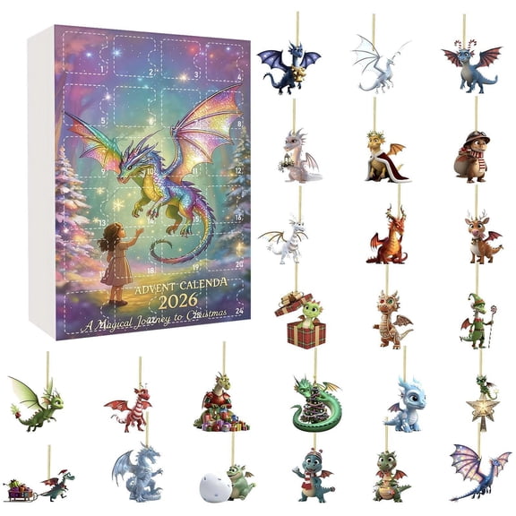 24 Days Forest Advent Calendar, Christmas Countdown Calendar, Acrylic Holiday Calendar for Kids and Families, Themed Seasonal Surprises for December 2026