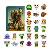 24 Days of Italian Brainrot Pendant Advent Calendar - Creative Fantasy Creature Theme Blind Box Set Birthday Gifts and Festival Gifts for Children and Adults