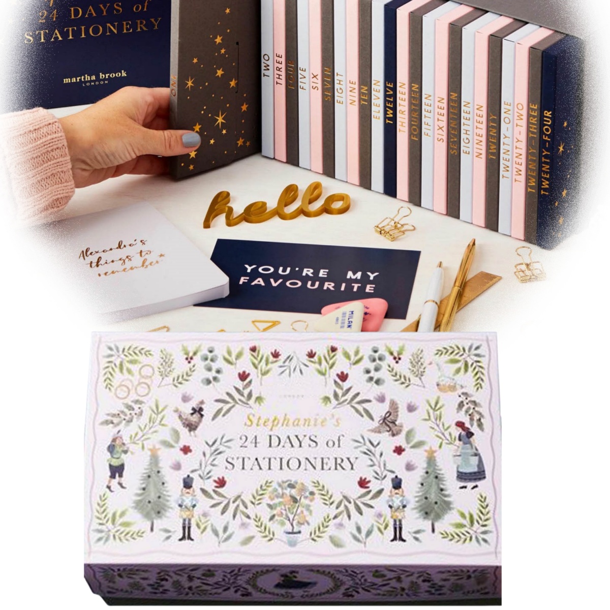 24 Days Of Stationery Advent Calendar 2024, Winter Woodland Design