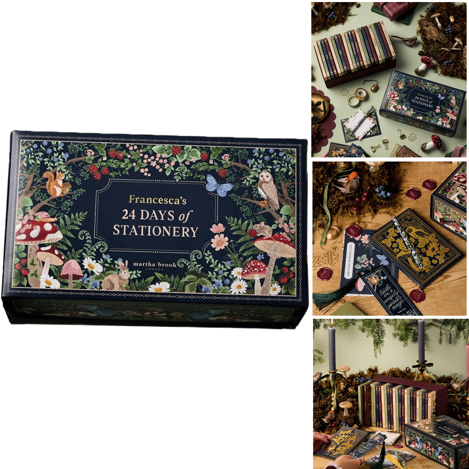 24 Days Of Stationery Advent Calendar 2024, Winter Woodland Design