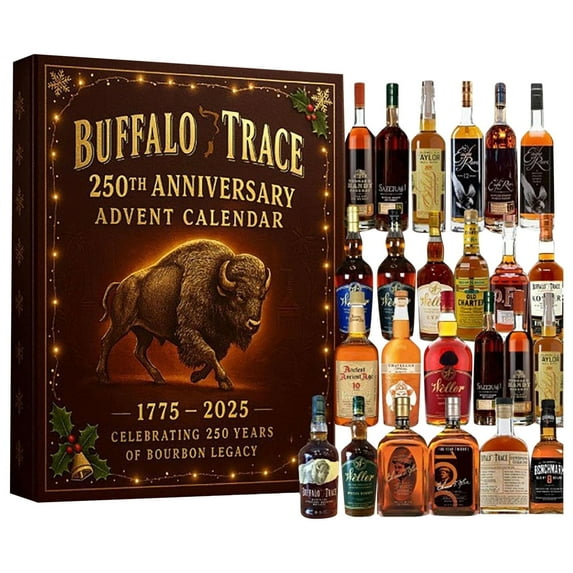 24 Days of Premium Whiskey 2D Pendant Decoration 2025 Whisky Advent Calendar from Historic Distillery Collector's Edition