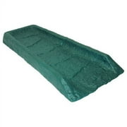 24" Decorative Downspout Rain Splash Block with Natural Stone Texture - Hunter Green