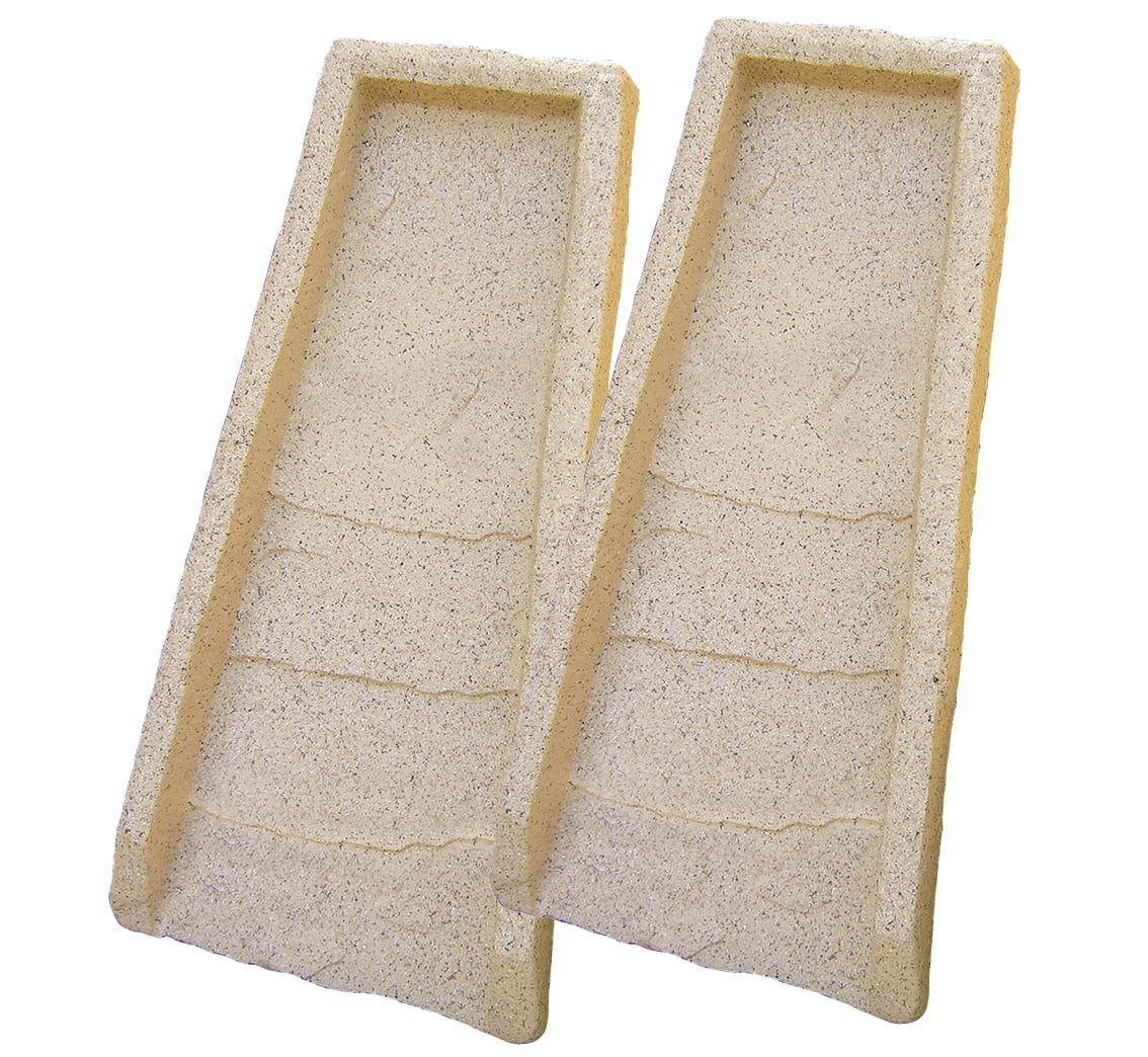 Emsco Group Polyethene Downspout Gutter Splash Block, 24 in, 2 Pack ...