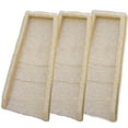 thumbnail image 1 of 24" Decorative Resin Downspout Rain Splash Block with Stone Texture 3pk - Sand, 1 of 5