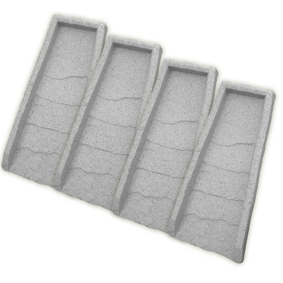 Emsco Group 2101-4 Polyethene Downspout Gutter Splash Block, 24 in, 4 Pack