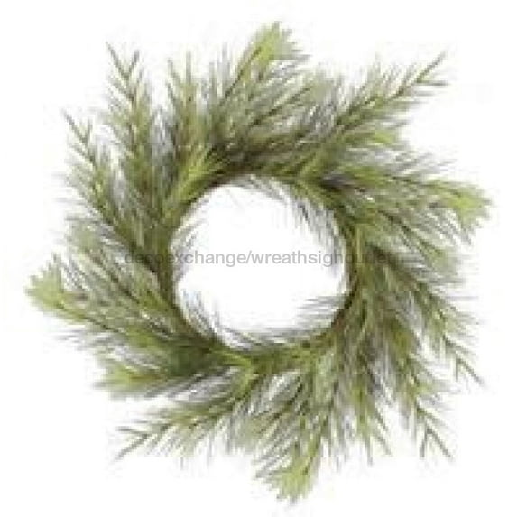 24"Dia Alaska Wild Pine Wreath Tt Green/Brown XX2138
