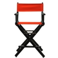 thumbnail image 1 of 24" Director's Chair Black Frame-Red Canvas, 1 of 7