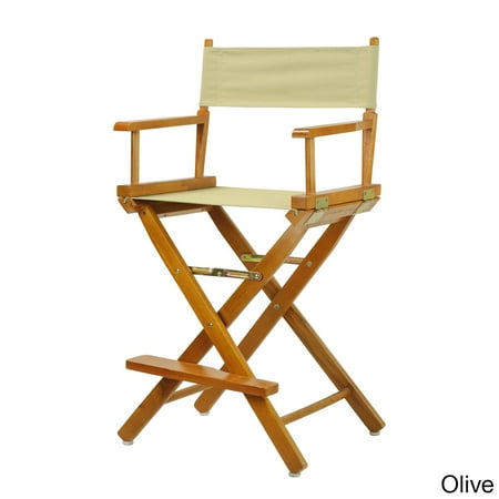 "24" Director's Chair Honey Oak Frame-Olive Canvas"