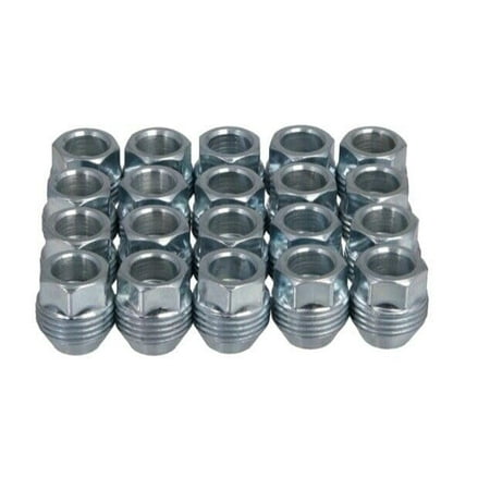 24 Dual Thread Compatible with Chevy Factory Style Lug Nuts M14x1.5 Compatible with Silverado Tahoe Compatible with GMC 1500