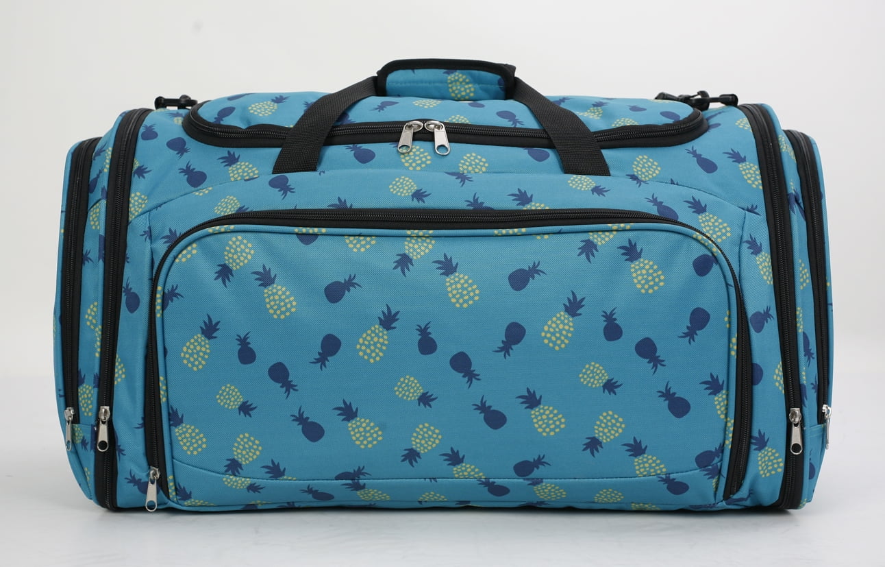 24" Duffel Bag Luggage, Hawaiian Pineapple Print