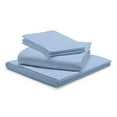 thumbnail image 1 of 24" EXTRA DEEP POCKETS - 1000-Thread Count 100% Egyptian Cotton RV King Sheet Set, Long Staple Cotton, 1000-TC Pure Cotton - RV King, Light Blue, 1 of 7