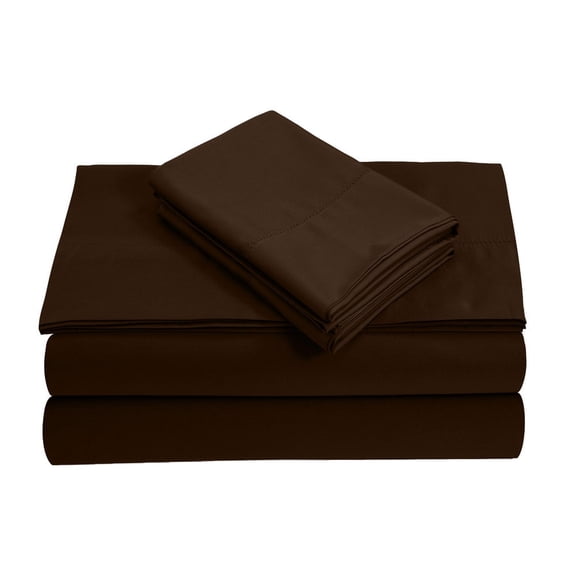 24" EXTRA DEEP POCKETS - 800-Thread Count 100% Egyptian Cotton Queen Sheet Set, 4PC (1 Flat, 1 Fitted, 2 Pillowcases) Long Staple Cotton, 800-TC Pure Cotton - Queen, Chocolate