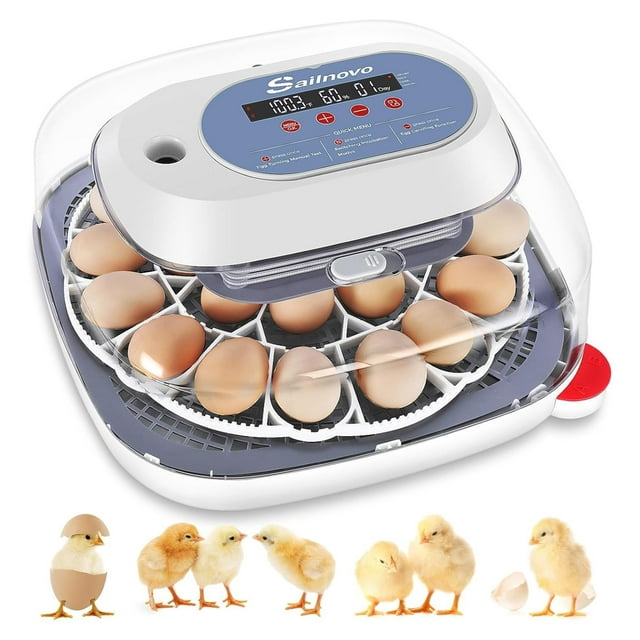 UWR-Nite 112 Egg Incubator, Auto Turner, Temp & Humidity Control, For Various Birds