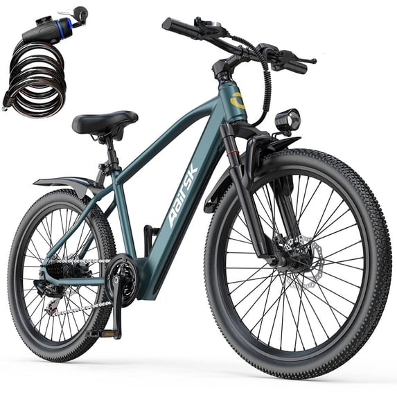 24" Electric Bike for Woman, 748W Motor, 22MPH Assist in Exercise EBike, 36V 10Ah Removable Battery, 40+ Mile Range, 24"x2" Anti-Puncture Tires, UL2849, Blue