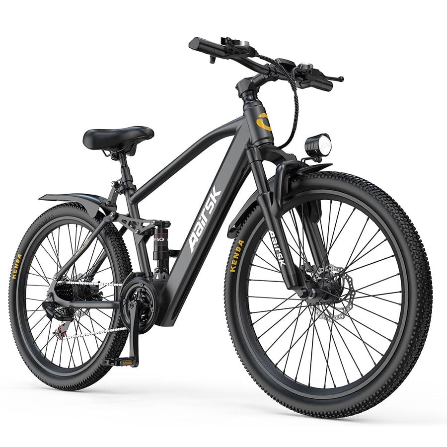 24" Electric Bike for Woman, 748W Peak Motor, 25MPH EBike, 36V 13Ah Removable Battery, 45-Mile Range, 24"x2" Anti-Puncture Tires, UL2849, Black