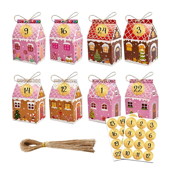 24 Empty Advent Calendar To Fill Diy Advent Calendar 24 Days Countdown Xmas For Xmas Holiday Event & Party Home Decor