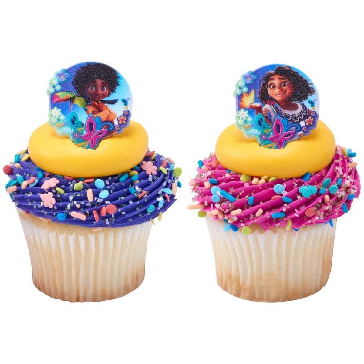 Encanto Mirabel And Antonio Madrigal Birthday Cupcake Rings Topper, by DecoPac 24 Piece