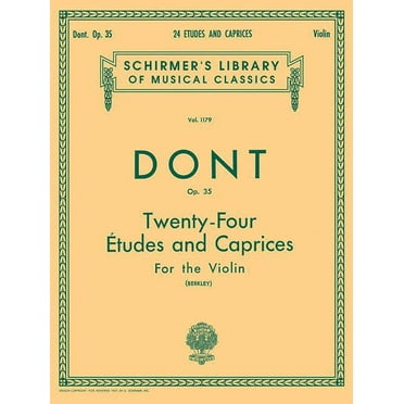 24 Etudes and Caprices, Op. 35: Schirmer Library of Classics Volume 1179 Violin Solo, (Paperback)