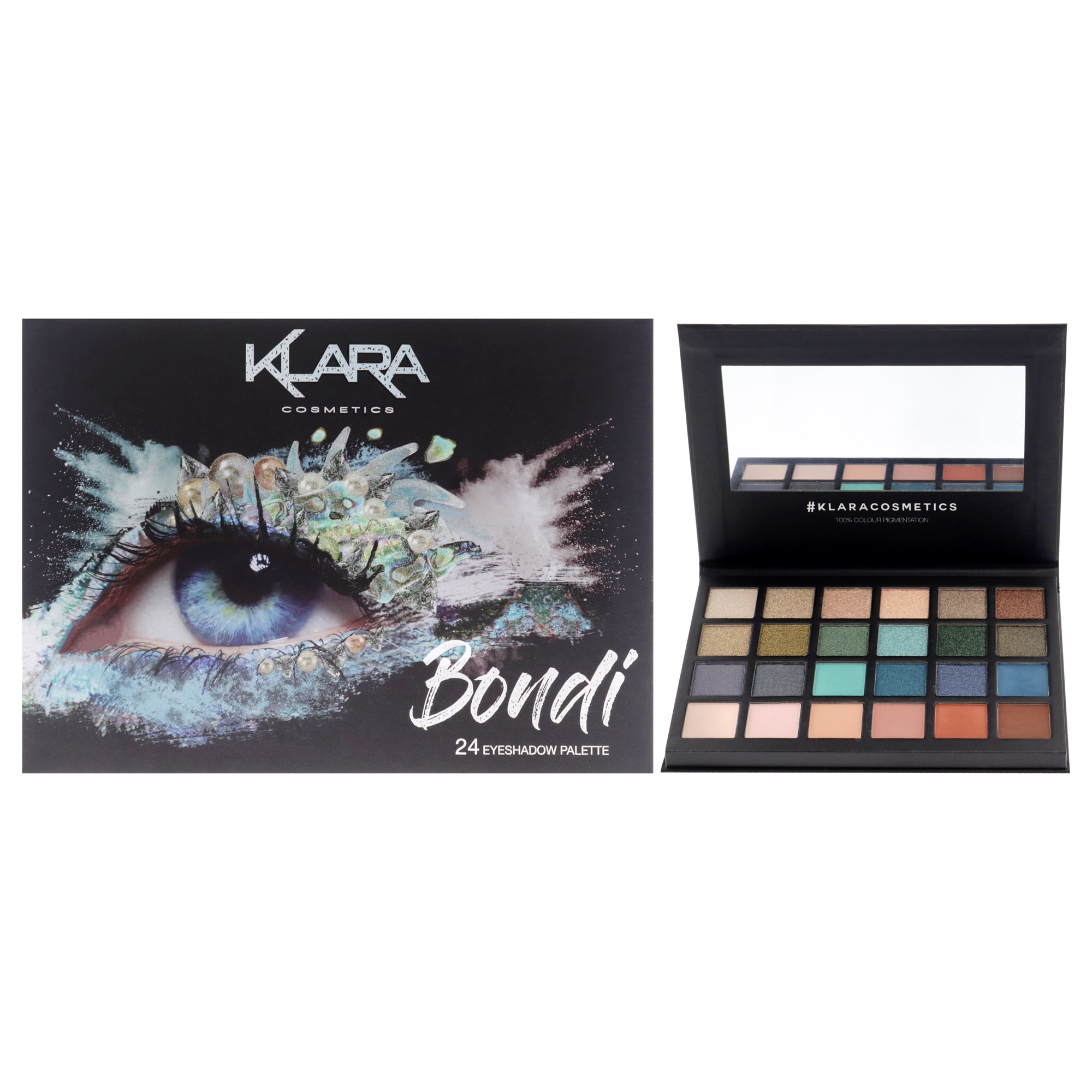 Klara 24 Eyeshadow Palette - Bondi , 1.68 oz Eye Shadow