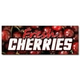 thumbnail image 1 of 24" FRESH CHERRIES DECAL sticker cherry fresh fruit, 1 of 1
