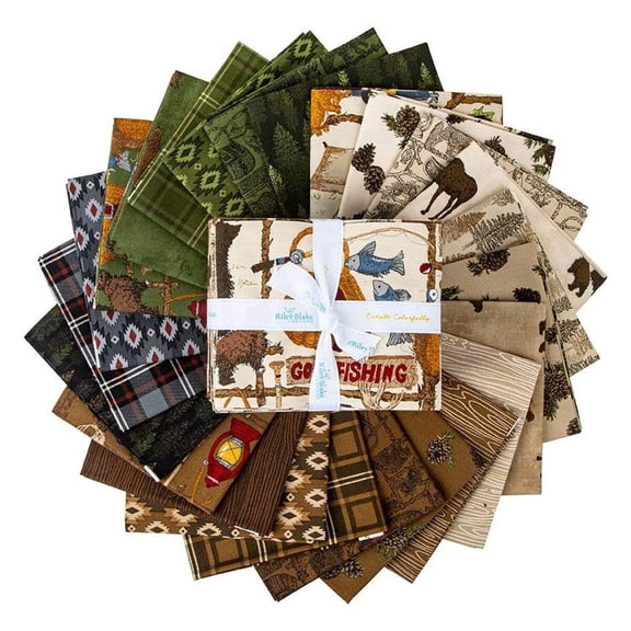 24 Fat Quarters - Assorted Pine Grove Fat Quarter Bundle (Single Bundle)