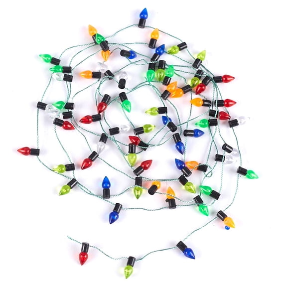 Factory Direct Craft Tiny Acrylic Light Bulbs on String for Dollhouse Miniatures, 24 Feet