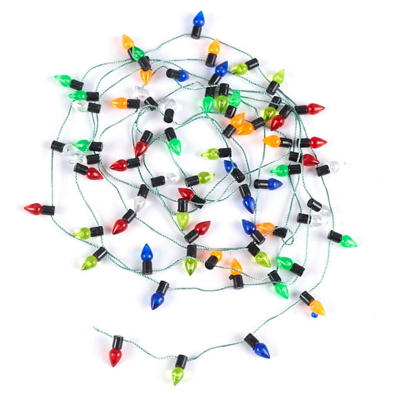 24 Feet of Tiny Acrylic Light Bulbs on String for Dollhouse Miniatures