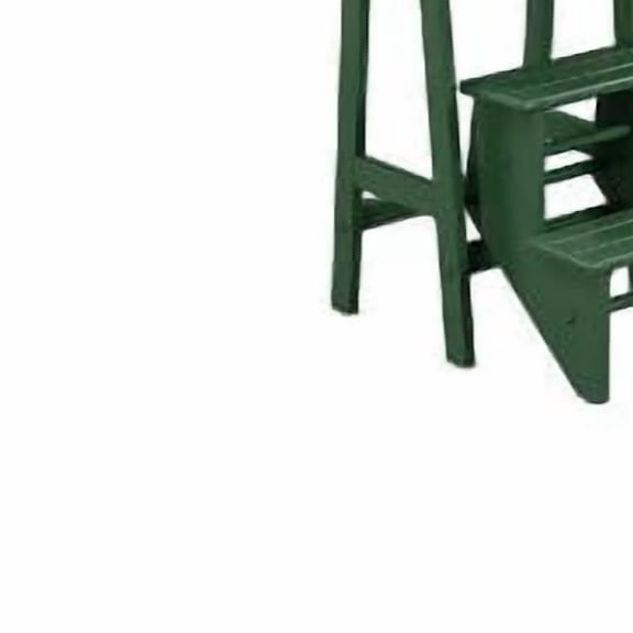 24" Folding Step Stool - Solid Hardwood, Safety Latch, 300lb Capacity