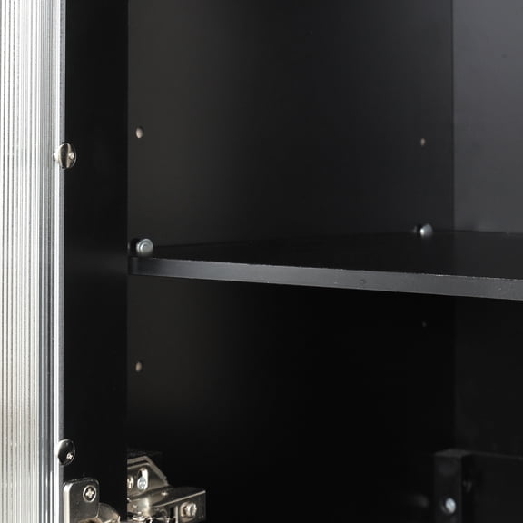 24" Freestanding Bathroom Vanity with Center Sink | Overflow to Prevent Water Spillage | Solid Wood and MDF with Painted Finish | Adjustable Shelf for Flexible Storage