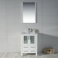 thumbnail image 1 of 24" Freestanding Bathroom Vanity & Vessel Sink - Glossy White, 1 of 7