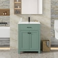 thumbnail image 1 of Eclife 24-Inch Freestanding Single Bathroom Vanity with Ceramic Sink Top, 1 of 7