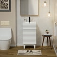 thumbnail image 1 of Eclife 24-Inch Freestanding Single Bathroom Vanity with Ceramic Top, 1 of 11