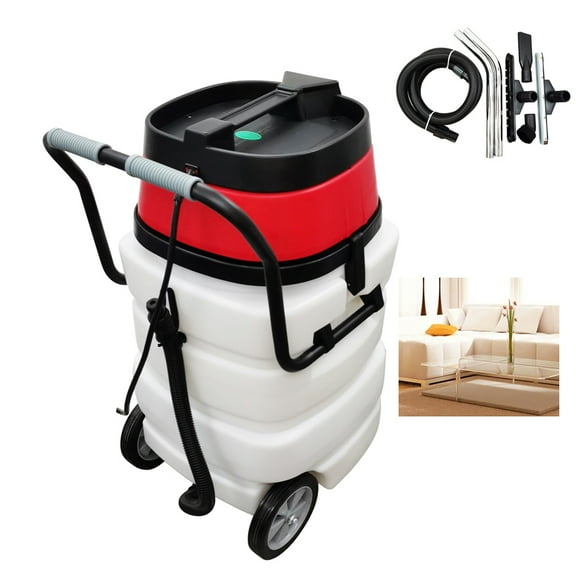 24 Gallon Vacuum Cleaner Dust Suction Machine Industrial Wet Dry Dual-Purpose 2-Motors Commercial Home 110V