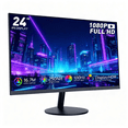 thumbnail image 1 of 24" Gaming Monitor FHD 1080P, 100Hz Refresh Rate, 3ms Response Time, FreeSync, Low Motion Blur, Ultra-Slim Bezel-Less Screen, HDMI/DP, VESA Compatible for PC & Laptop, 1 of 8
