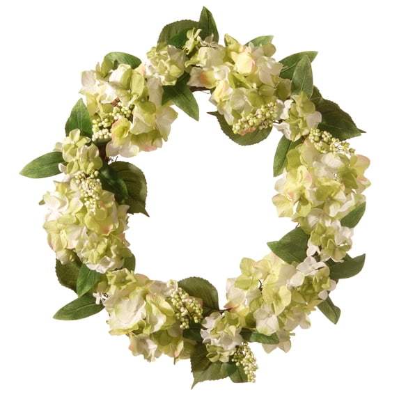 24" Garden Accents Hydrangea Wreath