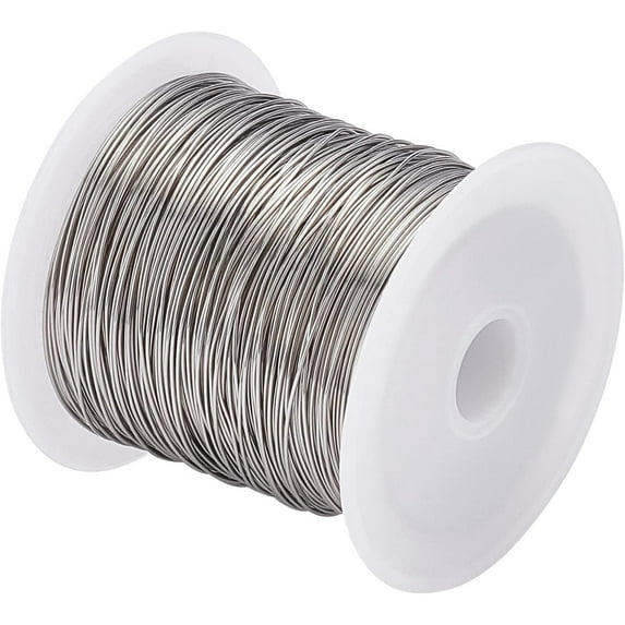 24 Gauge 0.5mm 75 Feet 23m Tiger Tail Beading Wire 316 Stainless Steel Wire for Outdoor Yard