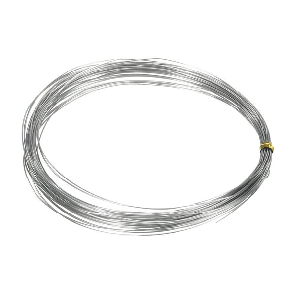 24 Gauge 0.5mm Stainless Steel Wire 10m/33 ft Soft Craft Sculpting Artistic Wire for Jewelry Making Beading DIY Crafts Supplies, Silver