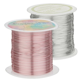YGAOHF 66 Feet 18 Gauge Copper Wire for Jewelry Making, Bendable Metal Craft Wire Aluminum Wire for DIY Crafts (Copper, 1 mm Thickness)