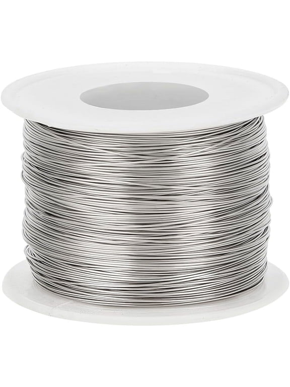 24 Gauge 524FT 304 Stainless Steel Binding Wire Bailing Wire Snare Wire for Necklace Bracelet Making and Beading Crafts Project