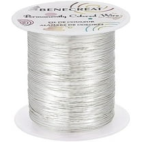 24 Gauge 87 Yards Tarnish Resistant Silver Wire Jewelry Beading Wire for Beading Wrapping Craft Making