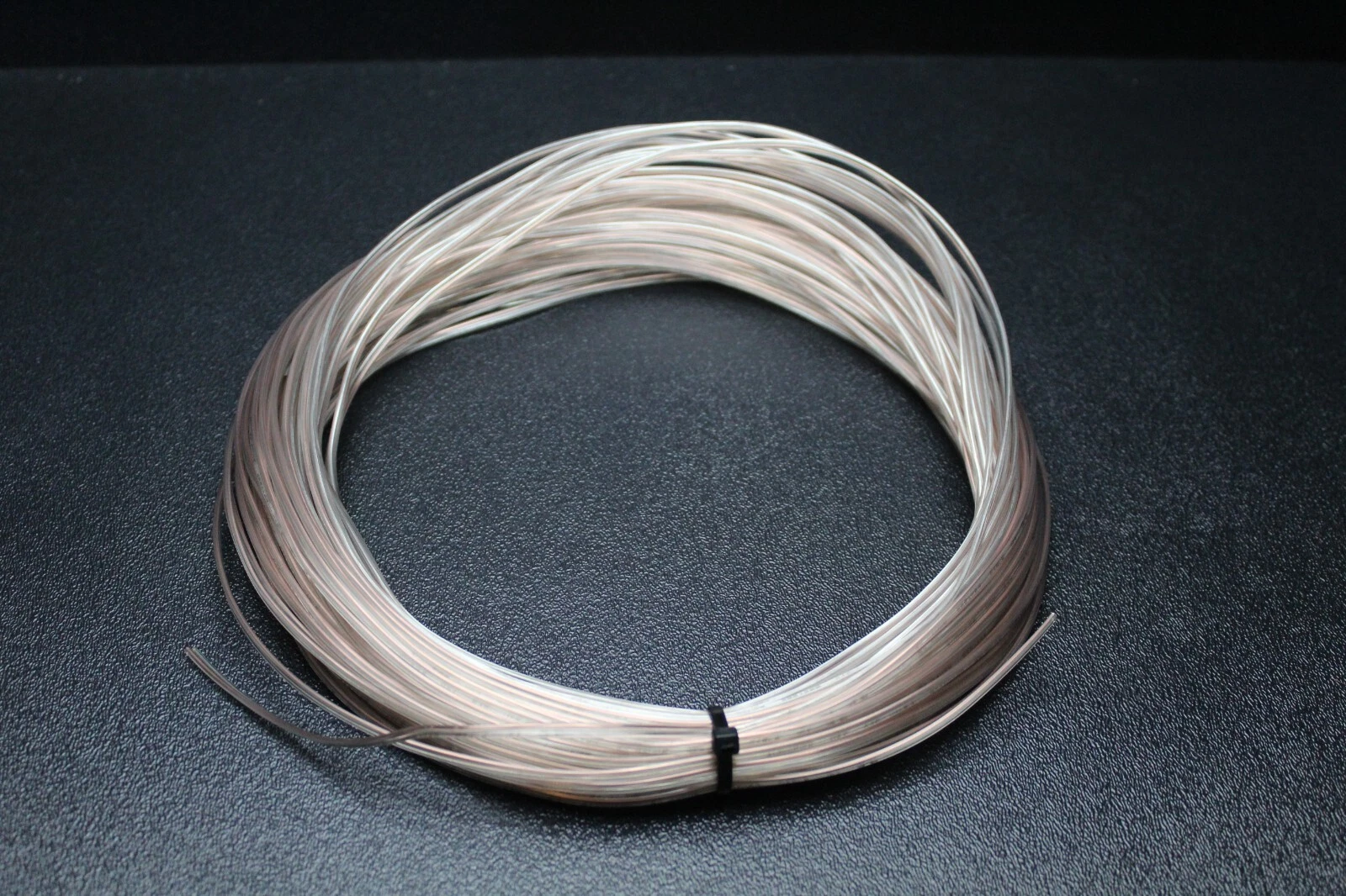 24 Gauge Clear Speaker Wire 25 Ft Awg Cable Power Ground Stranded Home Car