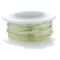 thumbnail image 1 of 24 Gauge Round Silver Plated Champagne Gold Copper Craft Wire - 60ft, 1 of 1